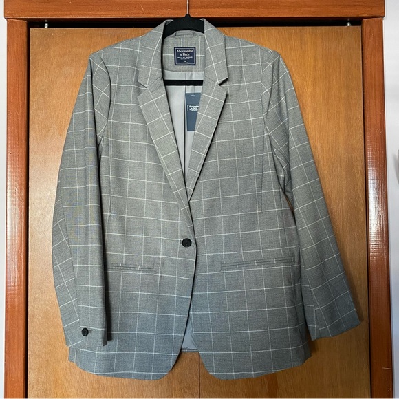 Abercrombie & Fitch Plaid Blazer - Picture 4 of 9